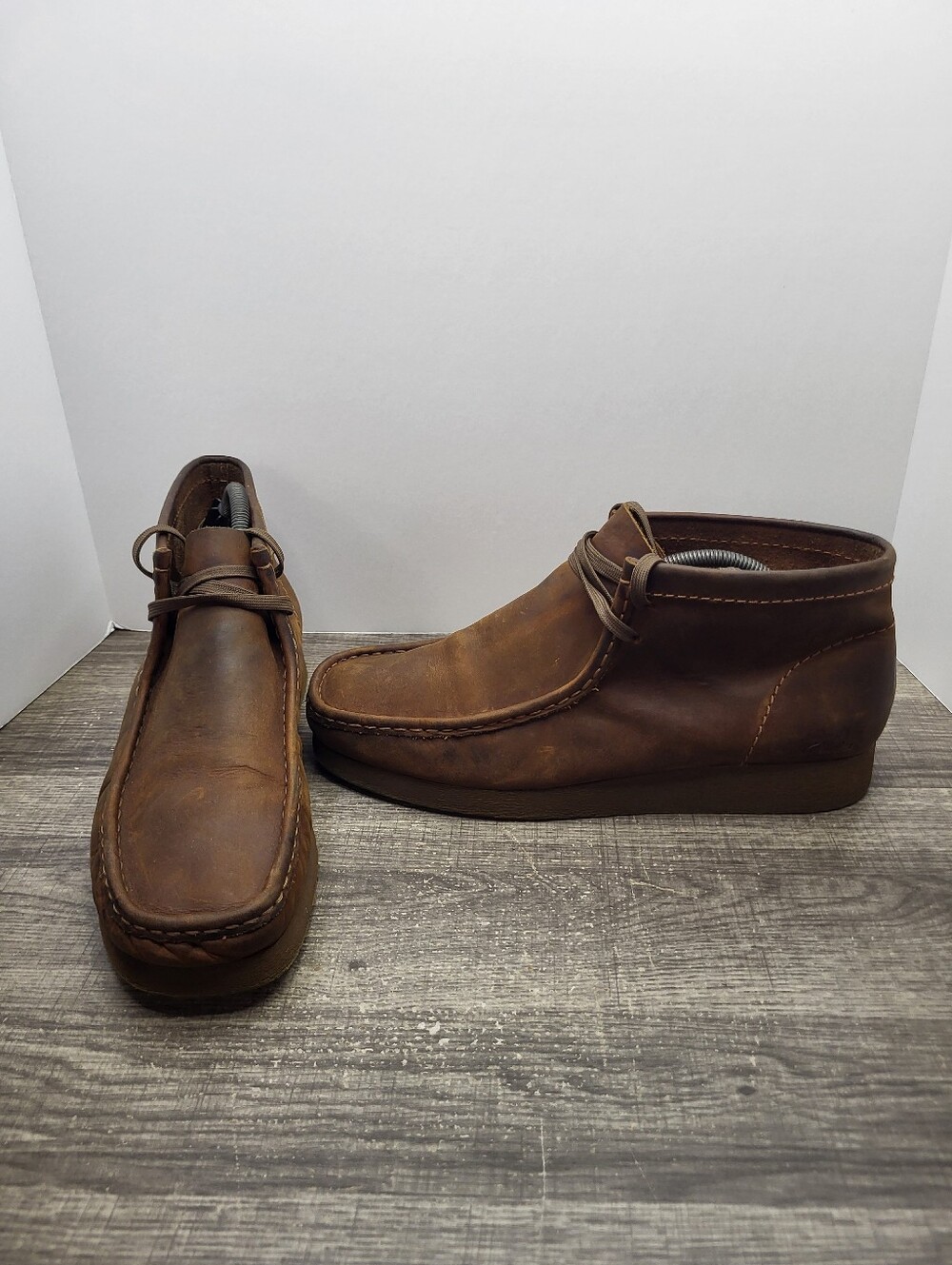 Clarks Collection Wallabees Shoes Men Size 11 Leather Moccasin 11826